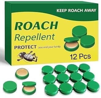 12 Pcs Natural Cockroaches Killer for Kitchens, Bathrooms, Cabinets, cockroachs Killer Gel, Roach Repellent for Cockroaches, for Indoor Cockroach Control, Insect Control