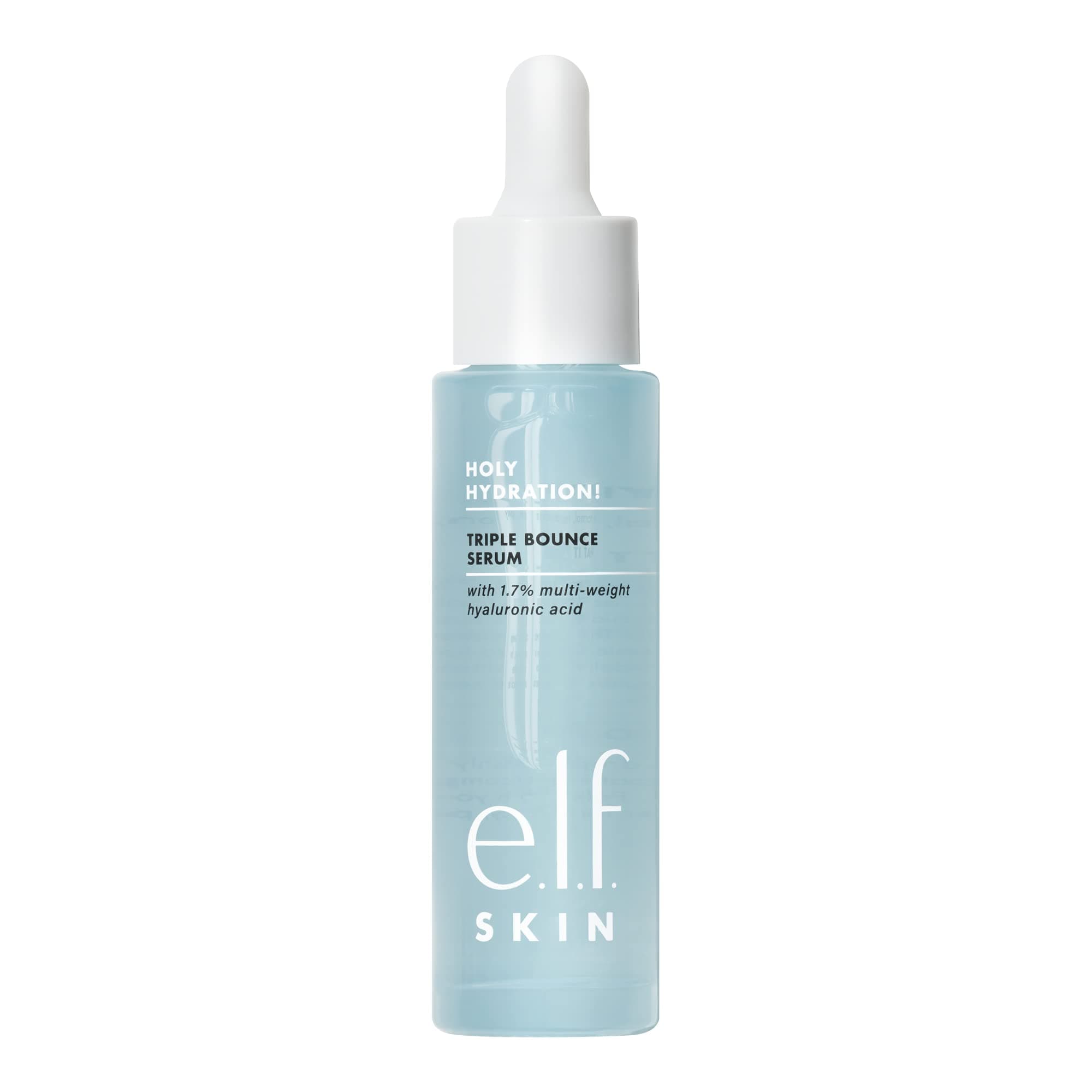 SKIN Holy Hydration! Triple Bounce Serum, 1.7% Hyaluronic Acid Serum For Plump, Bouncy Skin, Great For Hydrating Dry Skin