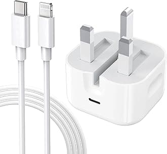 20W USB C Fast Charger with braided Lightning cable, Lightning fast charger, USB-C to Lightning Cable with 20W Charger, Fast Charging Kit, Compatible with iPhone 14/14 Pro/14 Pro Max/13/12/XS Max/iPad