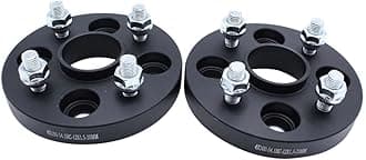 2 pcs 20mm Thickness 4x100 PCD Hub Centric Wheel Spacers M12x1.5 54.1mm Adaptors Suitable for Mazda MX5 Mk1 or Mk2