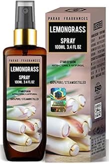 Parag Fragrances Natural Room Perfume Spray/Air Freshener (Long Lasting and Made With Natural Essential Oils) 100ml (Lemongrass)