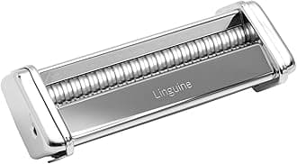 Linguine Cutter Attachment, Made in Italy, Works with Atlas 150 Pasta Machine, 7 x 2.75-Inches, Silver