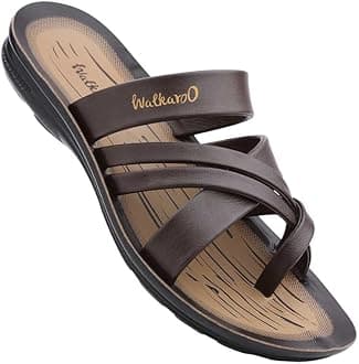 Men's Fashion Sandals with Toe Ring, Cross Straps and Lightweight - W5687
