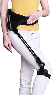 Walking Aid, Exoskeleton Power Walking Aids, Assistance Products, Mobility Walking Aids for Disabled and Elderly Leg Walking Training (Right Leg, L)