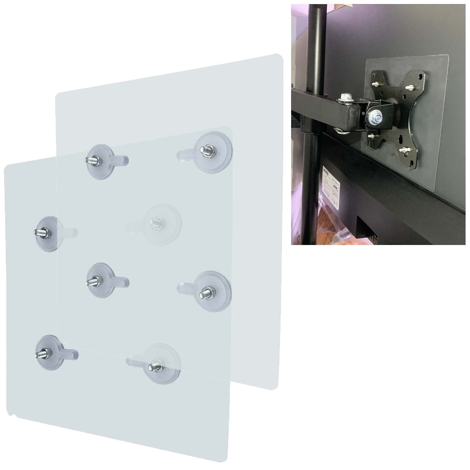 VESA Mount Adapter Bracket Kit Non-VESA Mounting Universal for 75 VESA Monitor Arm Compatible 2 Pack