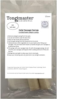 2 x 21mm Halal Collagen Sausage Casings