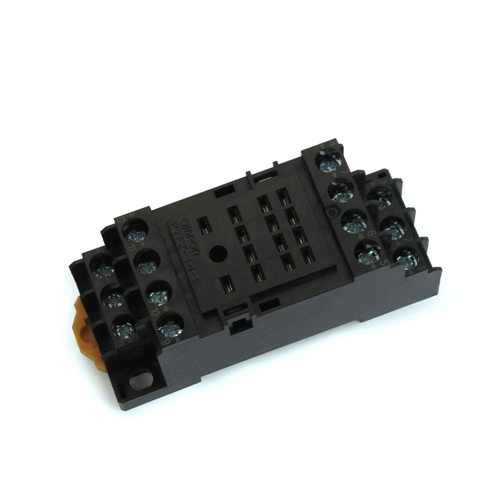 PYFZ-14-E | 684981 | OMRON RELAY SOCKET BASE, DIN RAIL SURFACE MOUNT, 14 PIN, SCREW TERMINALS, 6A