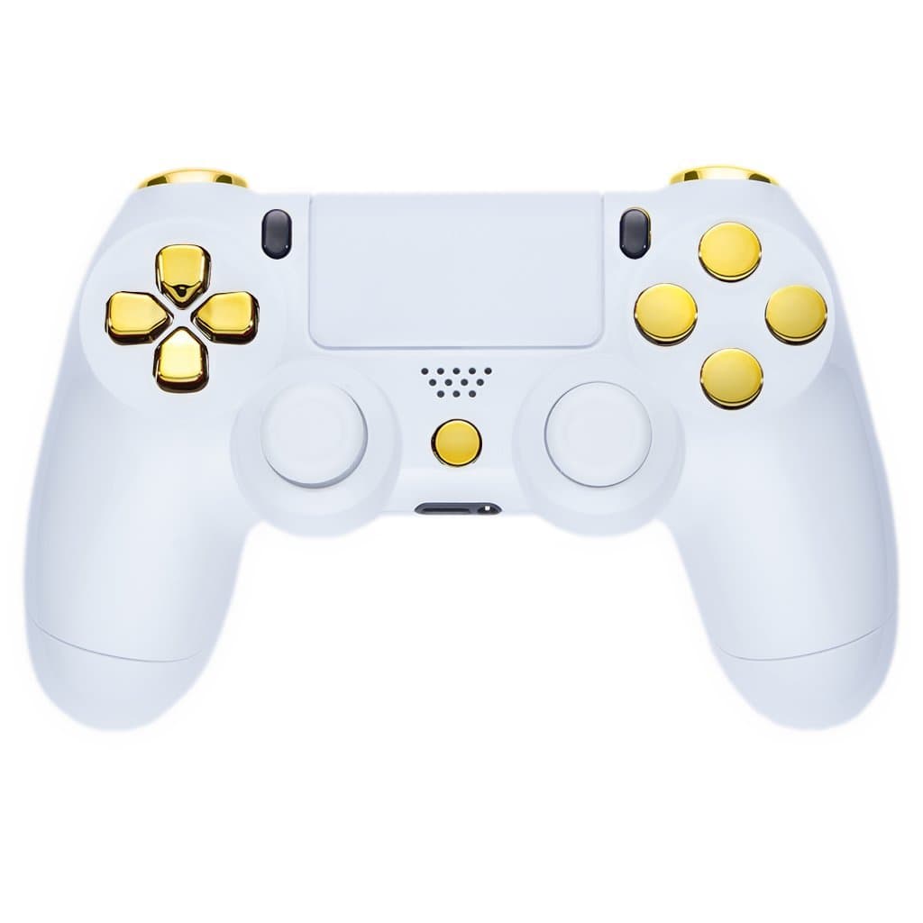 Controller - Piano White/Gold (PS4)