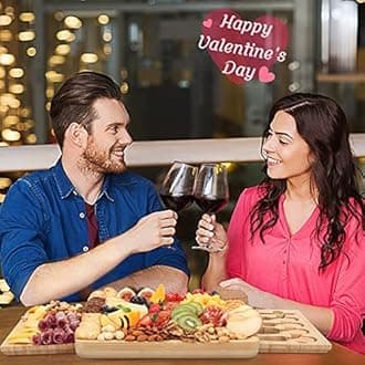 Charcuterie Board Set - FamRica Cheese Board with 2 Drawers, Bamboo Cheese Tray Serving - Unique, Wedding, Housewarming, Birthday Gifts