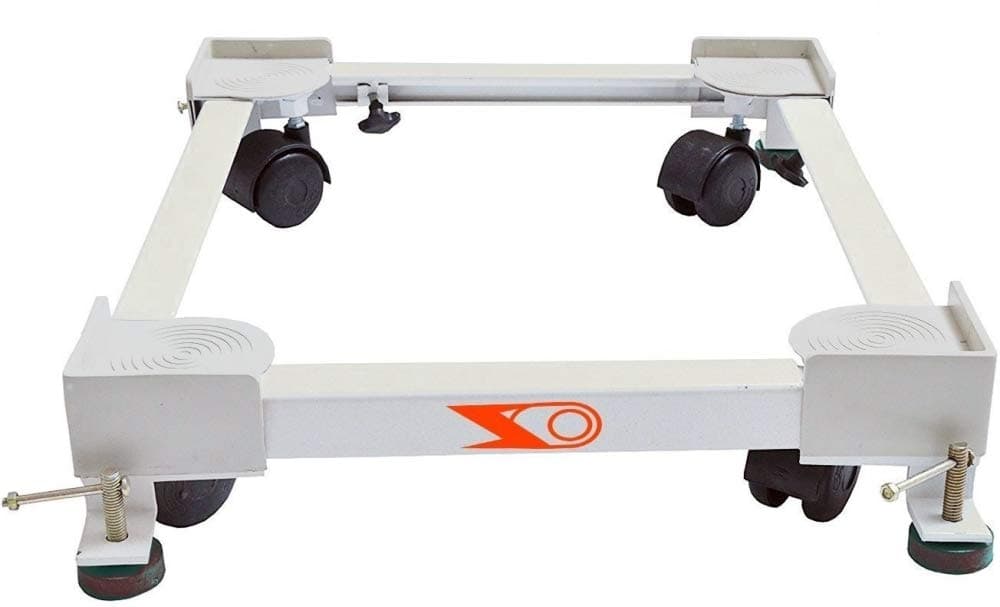 Dazzelon Multi-Functional Movable Adjustable Base Swivel Wheels Trolley Stand For Top Load Washing Machine