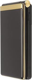 Flip Phone, Unlocked Cell Phone Big Phone with SOS, Flashlight, High Volume, 2G Phone Flip Cell Phone Mobile Phone for Senior Elderly (Gold)