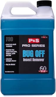 P&S Professional Detail Products Bug Off Insect Remover – Industrial-Strength Bug Splatter Cleaner, Safe for Paint, Trim & Grills, Pre-Wash Treatment, Easy Spray & Rinse Formula - 1 Gallon