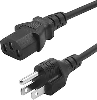 Mity rain Universal Power Cord for Instant Pot Electric Pressure Cookers,Computer Monitor, Rice Cookers,Coffee Pot, Microwaves, Soy Milk Makers and Other Kitchen Appliances Replacement Cable (4 FT)