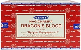 (Dragon's Blood) - Dragon'S Blood Incense Sticks And Incense Stick Holder Bundle Insence Insense Satya Incense