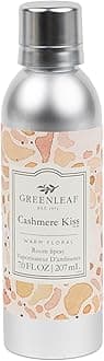 Greenleaf Gifts Cashmere Kiss Scented Room Air Freshener Spray | Non-Aerosol 7 oz Spray | Floral Scented Air Freshener for Home | Home Fragrance for Bedroom & Bathroom