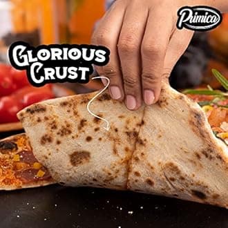 Primica Pizza Steel for Oven - Durable Steel as Alternative to Pizza Stone - High Quality Steel for BBQ Grill and Bakings (13.6” x 13.6”)