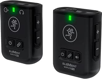 Mackie EM Wave LAV Compact Digital Wireless Lavalier Clip-On Microphone System for Cameras and Smartphones (2.4 GHz)