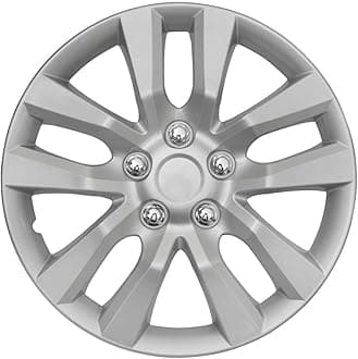 BDK Hubcaps Wheel Covers for Nissan Altima 16 Inch Hubcaps Set of 4, Snap-on Direct OEM Replacement for Nissan Altima Hubcaps 16 Inch Wheel Covers Impact-Resistant High Durability (Full Set of 4)