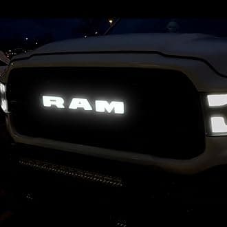 Autogem 2019-23 RAM Lighted Grille Emblem, Chrome