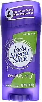 Lady Speed Stick Invisible Dry Antiperspirant & Deodorant, Powder Fresh - 2.3 oz - 4 pk by Lady Speed Stick