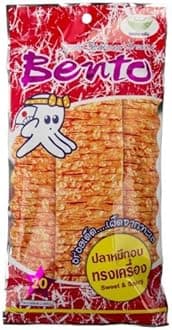Squid Seafood Snack 12x 6 Gms Bento Sweet & Spicy Product of Thailand