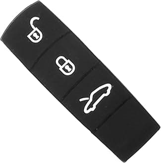 Black Rubber Key Button Cover Compatible with Porsche 911 2013-2018 Compatible with Porsche Accessories