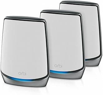 Orbi Mesh WiFI System (RBK853) - WiFi 6 Router with 1 Satellite Extenders - Coverage 7.500 sq ft and 100 Devices