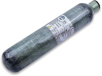 TUXING 4500Psi Pcp Air Tank 0.5L 31Cu in 500cc Carbon Fiber HPA Tank,Gas Cylinder,Paintball Hunting for PCP Air Rifle Gun Daystate and FX Thread M18 * 1.5