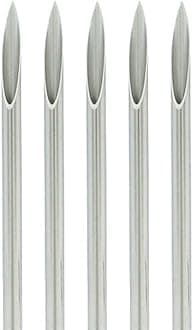 5-Pack Piercing Needles Sealed and Sterilized 8 Gauge by Eg Gifts