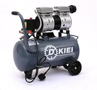 25L Air Compressor, Oil Free, 8CFM/115psi, Electric 2.5HP 230v Direct Drive, Low Noise Air Compressor for Tire Pumping, Car Grooming, Home Spray-Painting, Nailing, 2 Year Warranty, Grey