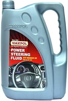 Waxpol Power Steering Fluid - 5 L, Meets GM Dexron III & Allison C-4 Suitable for Cars, Trucks, Buses & Commercial Vehicles | Smooth, Noise-Free Steering