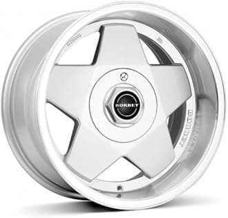 Borbet A 9 x 16 ET 15 Bolt Circle 4 x 108 Hub Centering 72.6 A 90615108472.6SP, Silver Polished