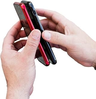 Universal 2 Cell Phone Carrier & Utility | Compatible With Odd Phone Sizes & Brands | No More Carry Cases, Holders, Holsters, Clips, Belts, Wallets, Purses, Covers, Pouches or Sleeves |