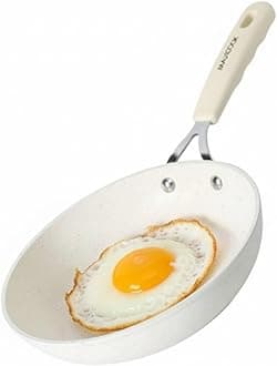 Egg Pan, 8 Inch Omelette Pan Nonstick Skillet,Small Non Stick Frying Egg Pan,Medical Stone Coating Cookware, Induction Skillet for Eggs, PFOA Free Cookware (20 cm)