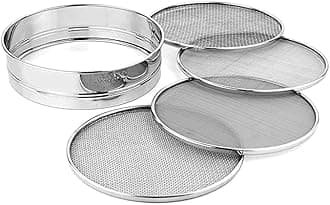 Konquer TimeS 4 in 1 Stainless Steel Interchangeable Sieve, Flour Chalni, Spices, Food Strainers, Atta Chalni, Jaali Channi Atta Maida Strainer
