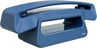 ALCATEL ePure Iconic - DECT Cordless Phone - Classic Design - Large Highly Legible Graphic Display - Handsfree - Call Barring - Blue