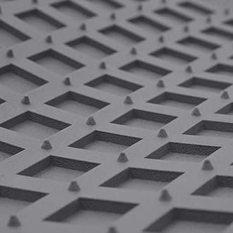 Motor Trend FlexTough Rear Cargo Mat – Heavy-Duty Trimmable Car Trunk Mat for Back of SUV, Universal Rear Cargo Liner for SUV, Flexible Trunk Liner, Automotive Floor Mats & Cargo Liners (Gray)