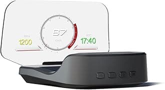 Head Up Display for C2, Obd2 Display with RPM/Fuel Consumption/Water Temperature/Over-Speed Alarm, GPS Speedometer for Car, Suitable for All Cars