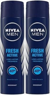 NIVEAActive Deodorant For Men (Pack Of 2)