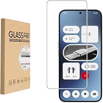 Screen Protector for Nothing Phone 2A Tempered Glass,9H Hardness Anti Scratch, Bubble Free，Case Friendly Easy Installation.(1 Pack)