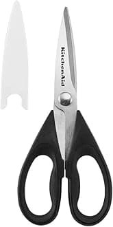 KitchenAid All Purpose Shears with Protective Sheath, 8.72-Inch, Black
