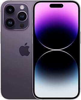 Apple iPhone 14 Pro, 256GB, Deep Purple - Unlocked (Renewed Premium)
