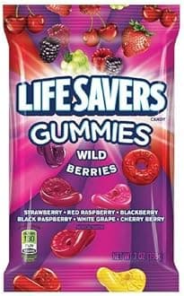 LifeSavers Gummies Candy, Wild Berries 7 oz (Pack of 3)