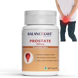 100% Ayurvedic Prostate Care | 60 Vegan 500mg Capsules | Approved by Dept. of Ayush
