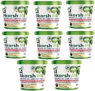 Akarsh ME Lure Pest Control for Fruit Fly Trap Gel | Safe, Non-Toxic (Pack of 8)