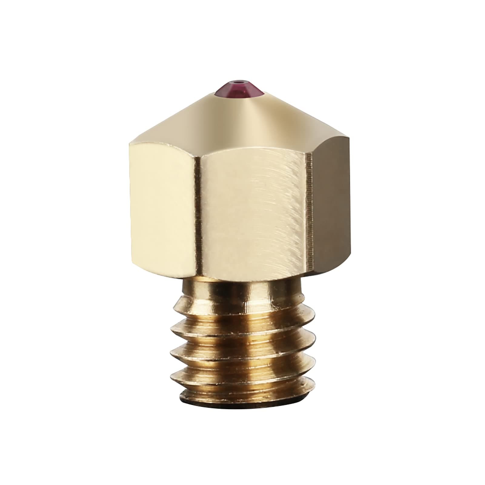 Fawoonu High Temperature MK8 Ruby Nozzle 0.4mm 3D Printer Parts for 1.75mm Filament PETG ABS PEI PEEK Compatible with Creality 3 CR-10 A8