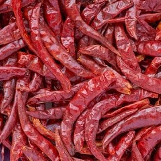 PURE RED WHOLE DRIED CHILLIES | WHOLE RED CHILLI DRY CHILLY | FREE UK P&P (200g)