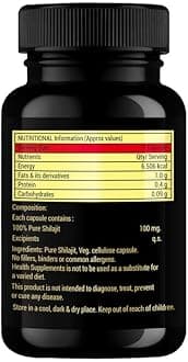 DR. VITASTA Shilajit Premium Capsules | Boosts Immunity & Provide Energy | Improve Strength (50 Capsules - Pack of 2)