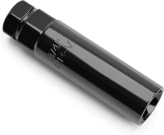 DYNOFIT 7 Spline Lug Nuts Key for Wrench with 13/16 inch(21mm) and 7/8 inch(22mm) Hex, 7 Point Wheel Lock Nut Key Replacement Tool for 14x1.5, 14x2.0, 9/16" Wheel Nuts