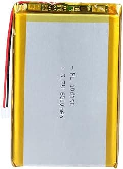 3.7V 6500mAh 106090 Lithium Polymer Ion Rechargeable Lipo Battery with PH 2.0mm Connector